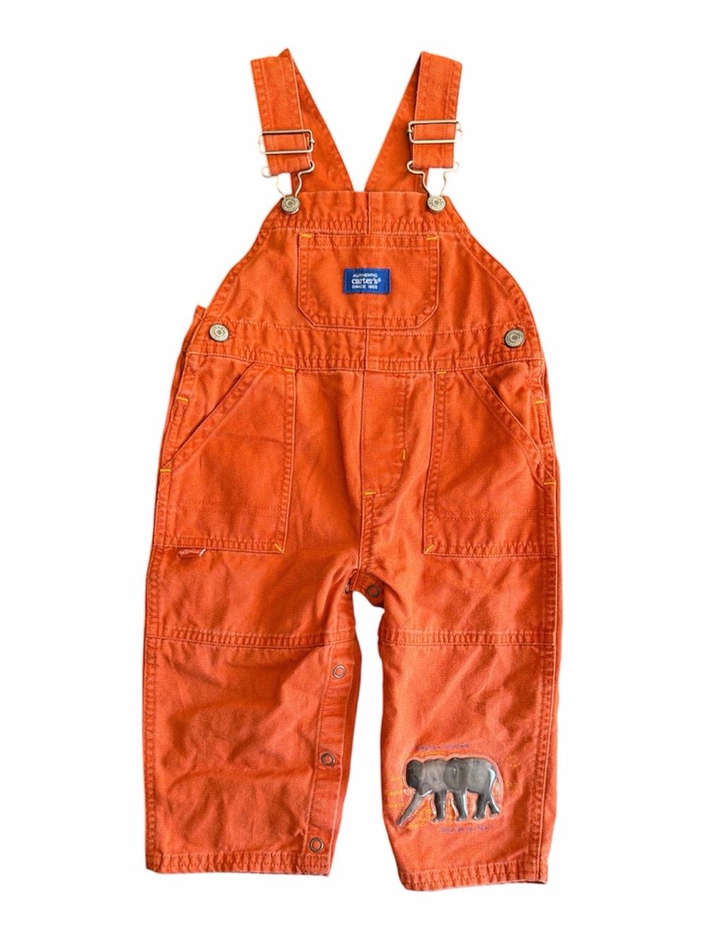 Carhartt Bib Overalls Unisex Kids Size 18 Months Tree Printed Baby Workwear